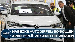 HABECKS AUTOGIPFEL: SPD will Verbrenner-Abwrackprämie - IG Metall verlangt Förderpaket für E-Autos