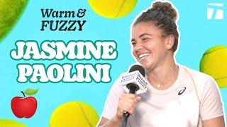 Jasmine Paolini says she's a Bronx girl & loves NYC pizza | Warm & Fuzzy NYC