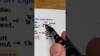 DIY Photodiode Light Intensity Sensor Circuit #electronics #howto #diy