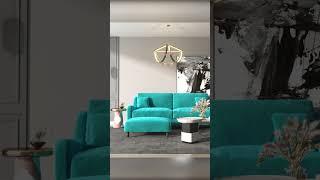 Sofa Lifestyle 3D Rendering by GENENSE CGI #short #shorts #3drendering