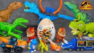 124 Minutes Satisfying with Unboxing Collection Dinosaur Toys Track Set ASMR | Review Toys