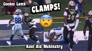 ‘ROOKIE’ Kool Aid Mckinstry ‘CLAMPED’ Ceedee Lamb!  Cowboys Vs Saints 2024 highlights