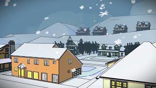 4 True Home Alone/Winter Horror Stories Animated