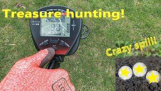 Treasure hunting with an Amazon metal detector! Dr Otek MT-XR Test, review, and giveaway!