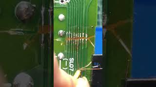 Trace repair #electronicsrepair #electronics #repair #repairs #ic
