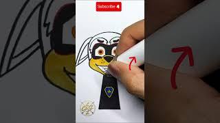 Dibujo All Phases in New Incredibox Sprunki OC of Chase (Paw Patrol): From Phase 1 to Phase 3
