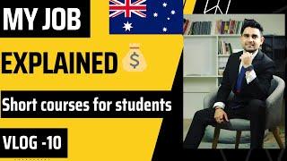 My Job ‍️Explained | Short Courses for high paying Job in Australia  | Vlog 10