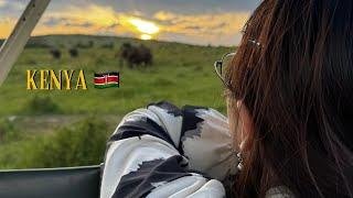 AFRICA TRAVEL VLOG #1 | Safari, Kenyan food, long flight and CATS….