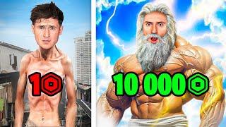 Becoming the STRONGEST GOD in Roblox!