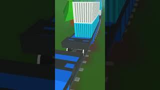 TrainWorks Train Simulation Game | Train Passing Through The Forrest | #shorts