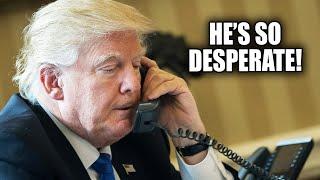 Leaked Phone Call Reveals Trump’s Sad Attempt To Save His Political Career