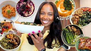 what I eat in a week | plant based and balanced, high-protein vegan meal ideas