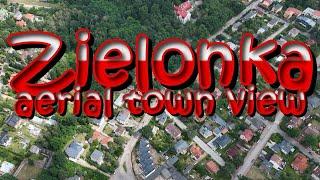 Zielonka aerial town view #drone #town #aerial #poland