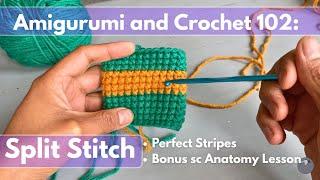 Split Stitch: Make Perfect Stripes in Your Crochet