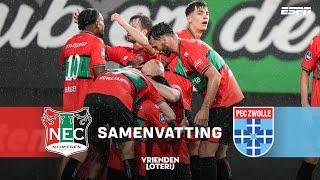 🟥 RODE KAART en ROBER GONZÁLEZ TREFZEKER  | Samenvatting N.E.C. - PEC Zwolle