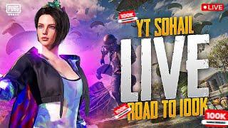 1v4 Conqueror Showdown: Insane Gameplay Reveal BGMI | YT Sohail Live #bgmi #jonathan #livestreaming