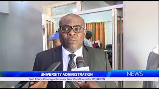 Prof. Edoba Omoregie  Becomes New Vice-Chancellor Of UNIBEN