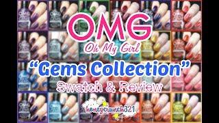 OMG Gems Collection Swatch & Review | honeycrunch321