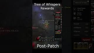 Tree of Whispers Post-Patch Rewards