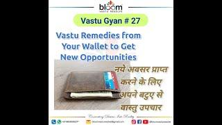 Vastu Gyan 27 - Vastu remedies with wallet