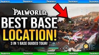 Where to build BEST BASE in Palworld Feybreak - 3 in 1 Base! - Breeding / Farming / Raid Boss Base