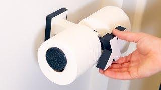 TP Pleaser | Always have the toilet paper fall the right way | Unnecessary Inventions