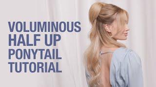 How To Create a Voluminous Half Up Ponytail | Trendy Hair Styling Tutorial | Kenra Professional