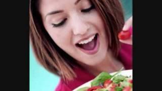 Women Laughing Alone With Salad