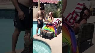 girlfriend and friend prank boyfriend! 