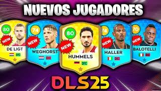  MÁS de 30 "NUEVOS JUGADORES" en DLS 25 ft.Nani, Zaha, Fullkrug.....