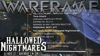 Warframe - Hallowed Nightmares Tactical Alert