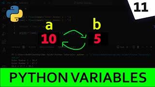 Swap two Numbers Using Python Variables Concept | Python For Beginners