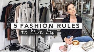 5 Fashion Rules to Live By | Erin Elizabeth