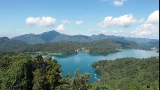 Sun Moon Lake Taiwan viewed from Ci En Pagoda