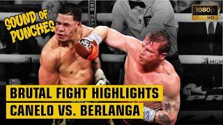 Canelo Alvarez (Mex) vs Edgar Berlanga (PR) Full Fight Highlights HD 1080 - The Sound of Punches