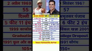 Ajay Devgan vs Akshay Kumar Filmography Compression, Lifejourney, Movie #ajaydevgan #akshaykumar