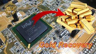 Gold Recovery From Gold Corner BGA ic Chips | Gold Recovery BGA ic Chips | Gold Recovery