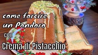 Pandoro al Pistacchio COME FARCIRE UN PANDORO CON LA CREMA DI PISTACCHIO Prima del Caffè