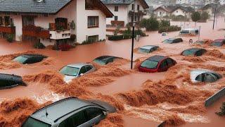 St Anton am Arlberg Unwetter österreich | Austria hits by flash floods after heavy rain storm