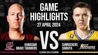 Kawasaki Brave Thunders vs. Sunrockers Shibuya - Game Highlights