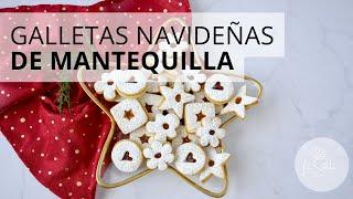 Las mejores GALLETAS NAVIDEÑAS DE MANTEQUILLA que se deshacen en la boca