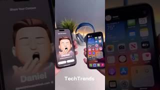 Iphone new update IOS 17 fast share contact