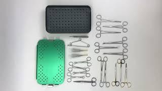 Veterinary orthopedic soft tissue instruments set, vet surgery / pet clinic / animal hospital produc