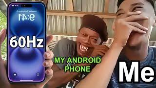 Android Users Reaction to iPhone 16 60Hz Display