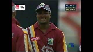 Brian Lara Massive 4 huge Sixes vs Zimbabwe | Coca-Cola Challenge in Singapore 1999