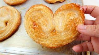 Classic Palmiers Recipe | How to Make Puff Pastry？