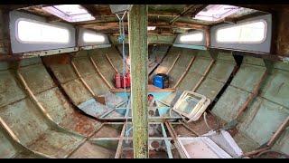 Boat renovation update: FULL interior GUTTING? - The Restoration of SY Carla part 7