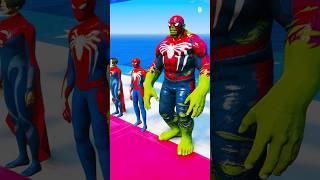 SPIDER-MAN AND HULK SAVES BABY #spiderman #gta5 #shorts