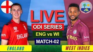 England vs West Indies 2nd ODI Match Live