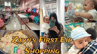 Zayn's First Eid shopping Vlog|2024 Ramzan Shopping vlog|Afrin jafi|Chicken biryani